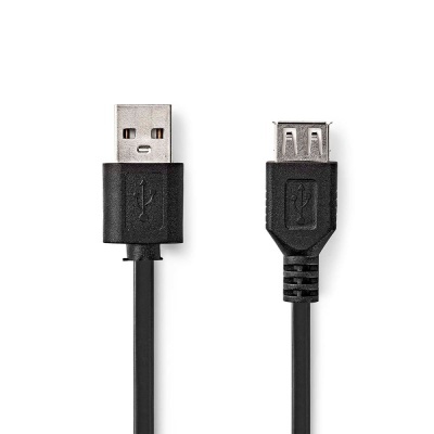 Cabo USB-A 2.0 Macho  USB-A Fêmea 0.2m