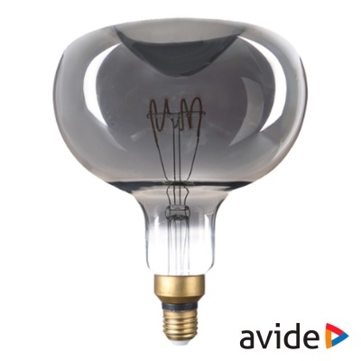 Lâmpada E27 6W 230V Filamento 2400K 150lm Smoky AVIDE