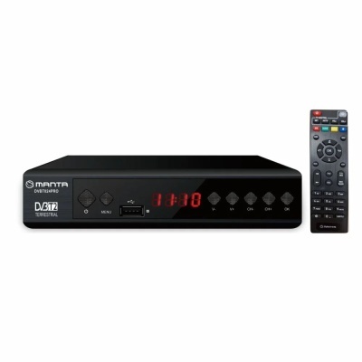 Receptor TDT Full HD 1080p DVB-T2DVB-C MANTA