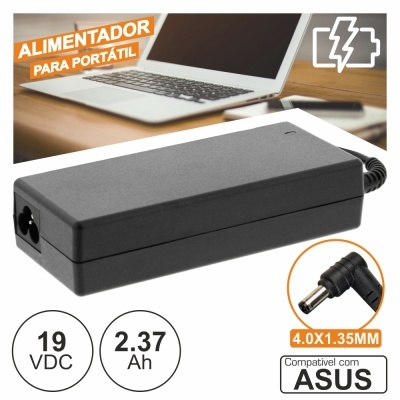 ALIMENTADOR P ASUS 19V 2.37A 45W 4.0X1.35MM