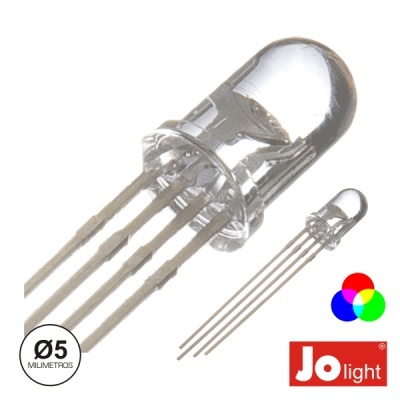 LED 5MM MULTICOR RGB DIFUSO JOLIGHT