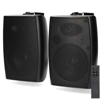 Conjunto 2 Colunas 5" Passiva+Amplificada BTJACK 2x90W IPX5