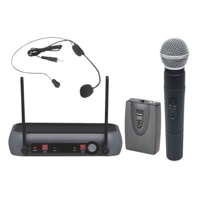 CENTRAL MICROFONE S FIOS 2 CANAIS VHF 174216MHZ