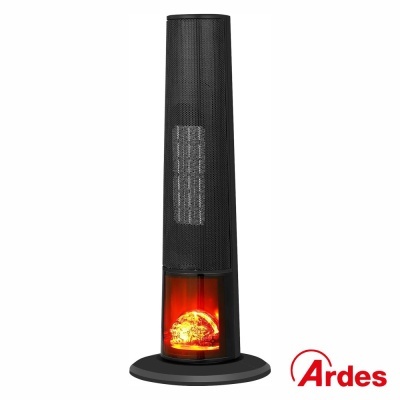 Aquecedor Cerâmico Torre 2000W C Efeito Chama ARDES