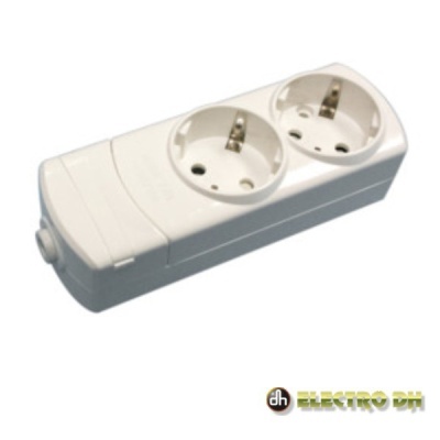 TOMADA ELÉTRICA C 2 SAÍDAS SCHUKO EDH