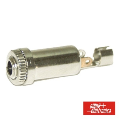 FICHA JACK FÊMEA 3.5MM METÁLICA ST P PAINEL