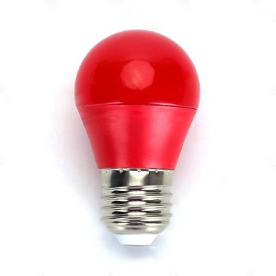 Lâmpada E27 4W= 30W 230V LED Vermelho
