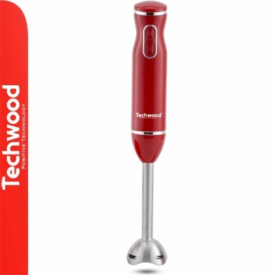 Varinha mágica vermelha Techwood com base metálica em aço inox