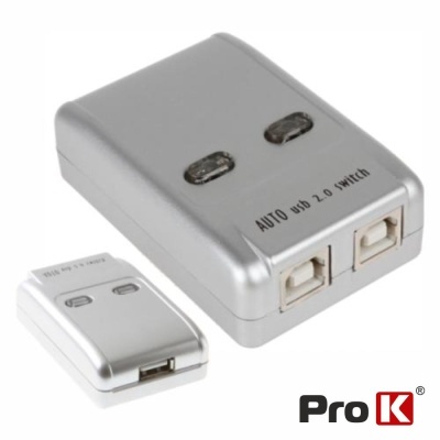 Dispositivo USB 2.0 de cor prata com controlo remoto e texto auto usb 2.0 switch
