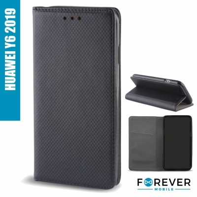 Capa preta para Huawei Y6 2019 com textura em relevo