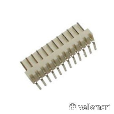 PLACA DE 12 CONTACTOS MACHO ÂNGULAR 90º VELLEMAN