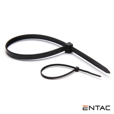 Conjunto 50 Braçadeiras Nylon 3.6x200mm Preto ENTAC