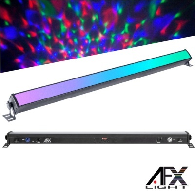 Barra luminosa LED AFX Light com várias cores RGB