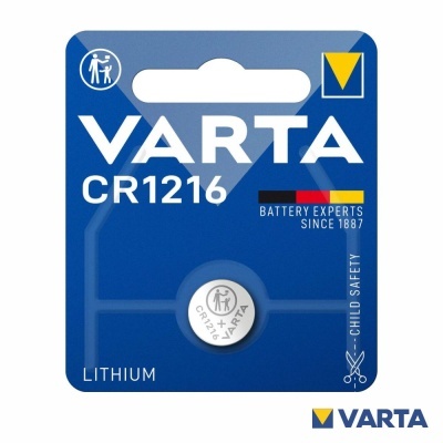 Pilha Lítio Botão CR1216 3V Blister VARTA
