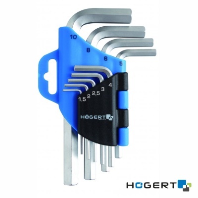 Conjunto 9 Chaves Sextavadas HOGERT