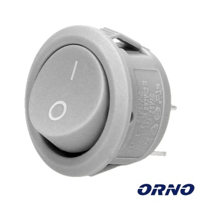 Interruptor Basculante On-Off Cinza ORNO