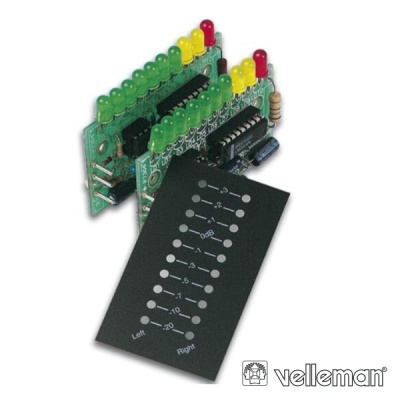 KIT MEDIDOR VU 2x10 LEDS STEREO VELLEMAN