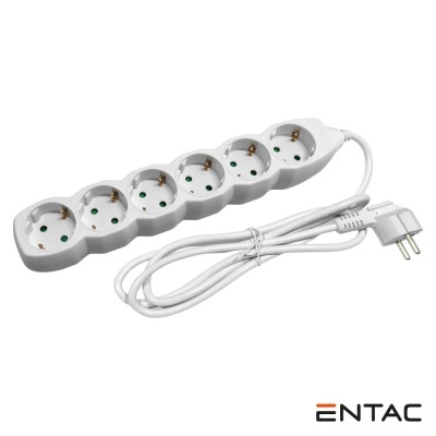 Tomada Elétrica C 6 Saídas 1.5m ENTAC