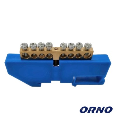 Barramento Neutro 8 Vias P Calha DIN ORNO