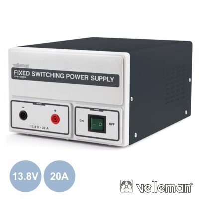 FONTE DE ALIMENTAÇÃO FIXA 20A 13.8VDC VELLEMAN