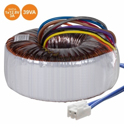 TRANSFORMADOR TOROIDAL 39VA 1x12V  1x3A