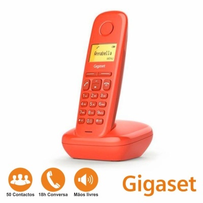 Telefone S Fios A170 Vermelho Gigaset
