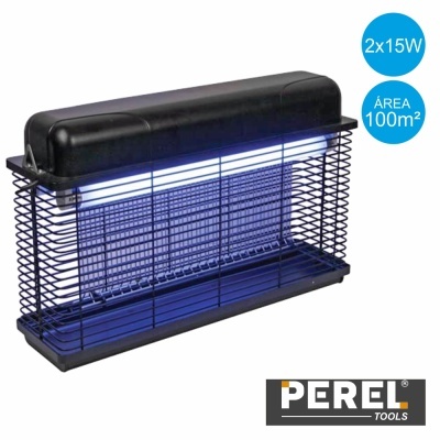 MOSQUITEIRO ELÉCTRICO 2X15W PEREL