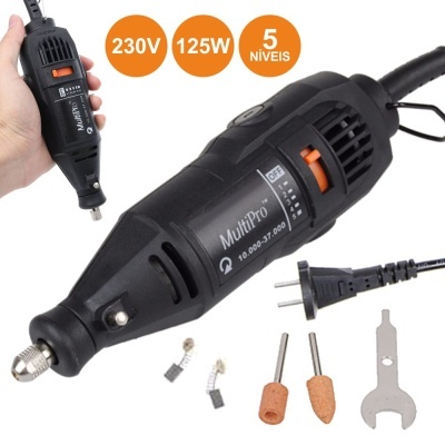 MINI BERBEQUIM ELÉCTRICO 230V 5 VELOCIDADES E ACESSÓRIOS
