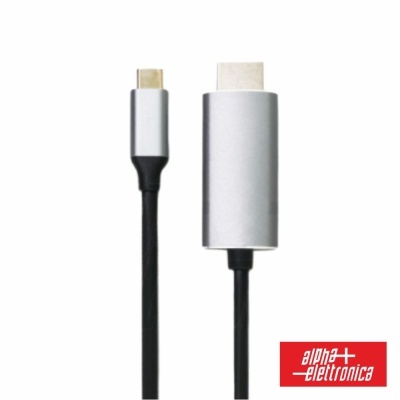 Cabo HDMI Macho P USB-C Macho 1.8M ALPHA