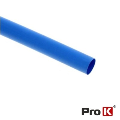 TUBO MANGA TERMORETRÁCTIL 9.5MM 1.2M 25X AZUL PROK