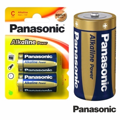 PILHA ALCALINA LR14C 1.5V 2X BLISTER PANASONIC