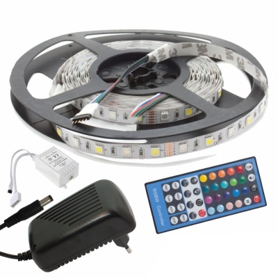 KIT FITA 300 LEDS 5050 12V 5M RGB+W CCONTROL