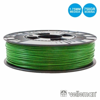ROLO DE FILAMENTO P IMPRESSÃO 3D 1.75MM 750G VERDE