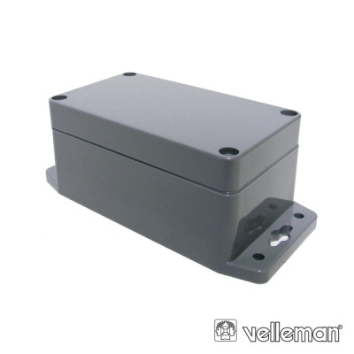 CAIXA SELADA ABS CINZA ESCURO 115x65x40MM