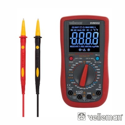 Multímetro Digital Cat II 700V  Cat IV 600V VELLEMAN