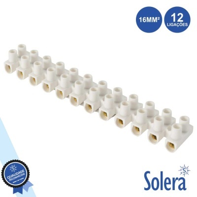 ligações elétricas brancas Solera para cabos 16MM² com 12 ligações