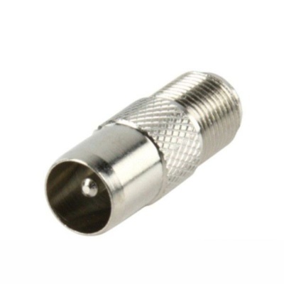 FICHA ADAPTADORA F FÊMEA  COAXIAL 9.5MM MACHO