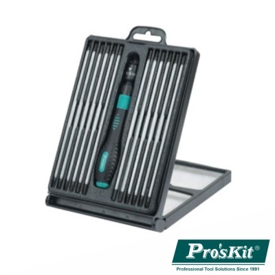 CONJUNTO DE CHAVE ROQUETE C 12 BITS DUPLOS 160MM PROSKIT