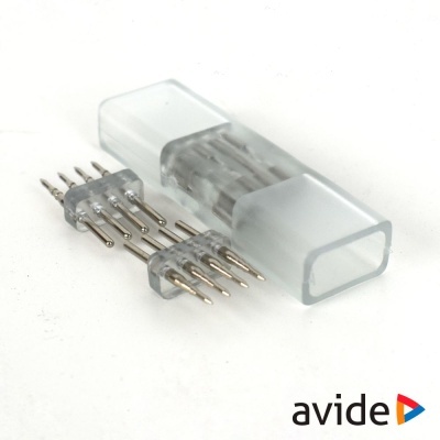 Conector LED de 10 pinos transparente e embalagem translúcida