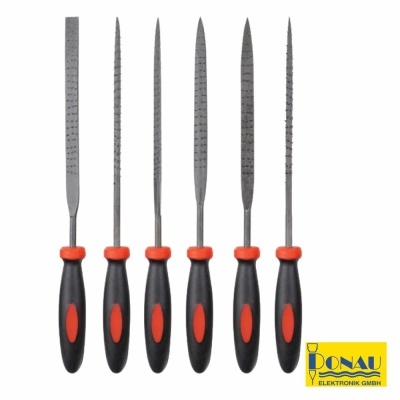 CONJUNTO DE 6 LIMAS DIVERSAS 170MM DONAU