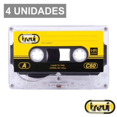 Pack 4 Cassetes 60 Minutos TREVI
