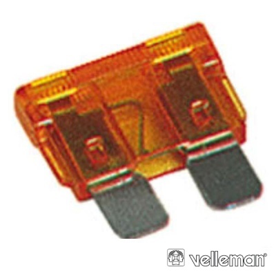 FUSÍVEL DE AUTOMÓVEL 40A LARANJA VELLEMAN