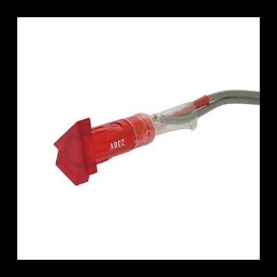 LUZ PILOTO EM FORMA DE FLECHA VERMELHA 220V VELLEMAN