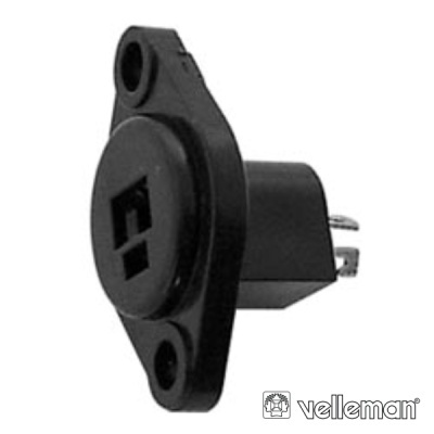 FICHA DIN 2P FÊMEA P CHASSIS VELLEMAN