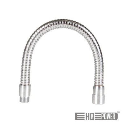 Tubo flexível metálico em arco com logótipo HQ POWER