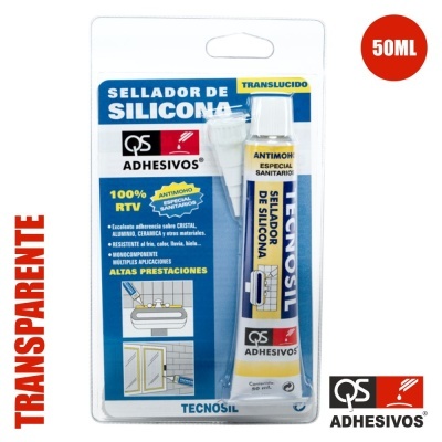 SILICONE ACÉTICO SANITÁRIO TRANSPARENTE 50ML QS