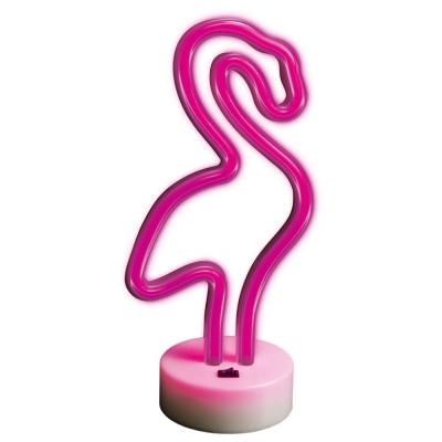 Luz LED Neon Em Forma de Flamingo C Base