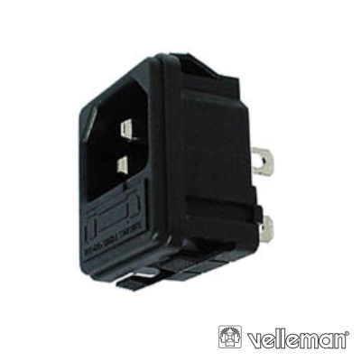 FICHA ALIMENTAÇÃO PAINEL C PORTA FUSÍVEL VELLEMAN