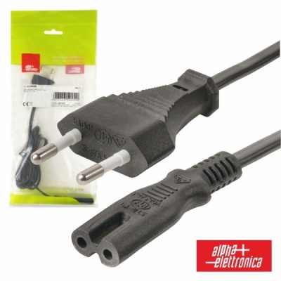 Cabo Alimentação AC Plano  Tipo 8 Iec C7 3m