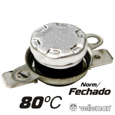 PROTECTOR DE CIRCUITO TÉRMICO NORMFECHADO 80ºC VELLEMAN